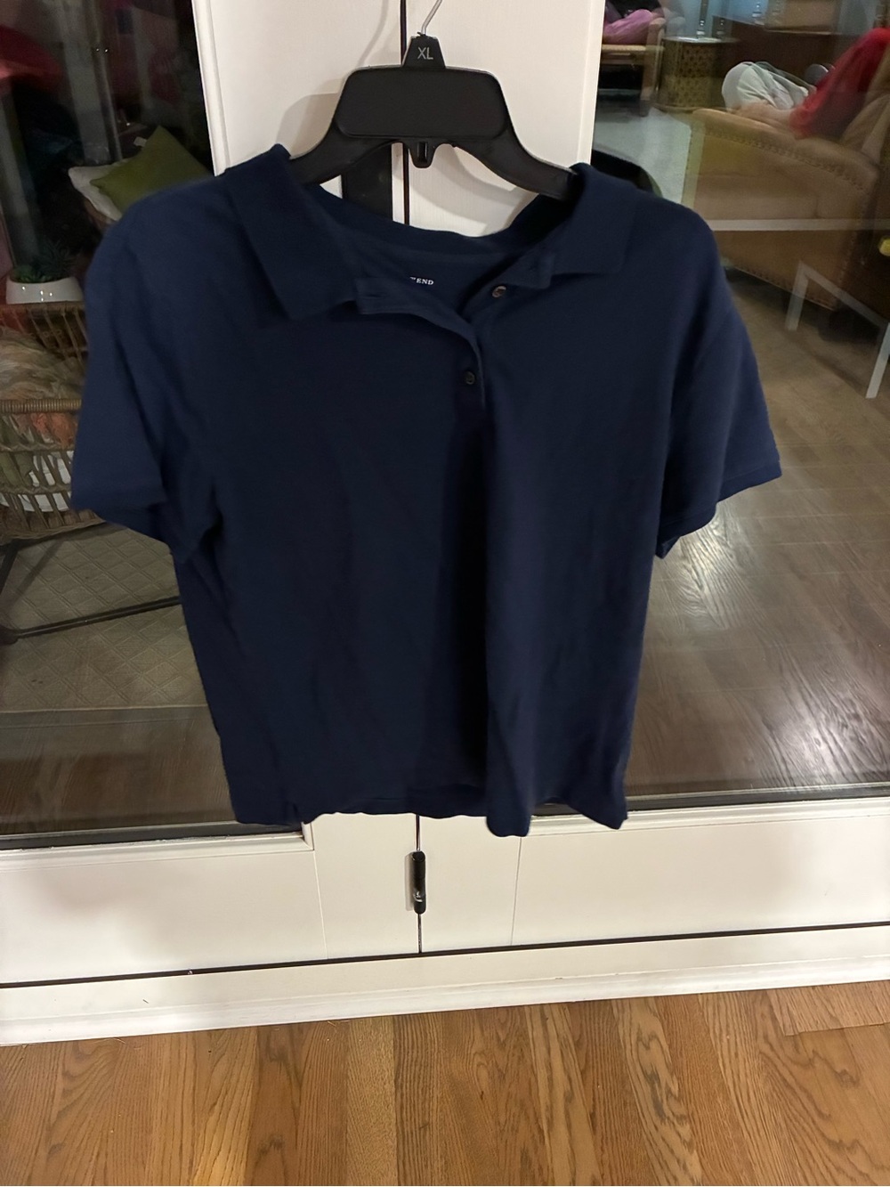 Lands' End Women's Navy Polo Shirt